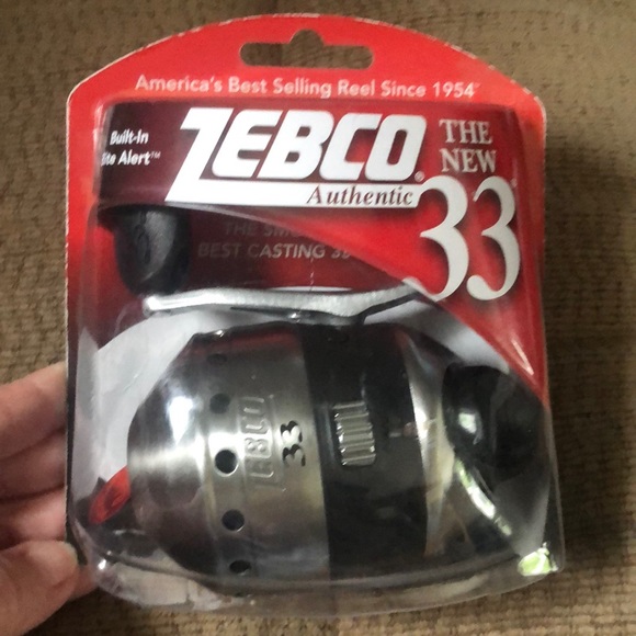 NIB Zebco 33 Pre-Lined Closed Face Reel